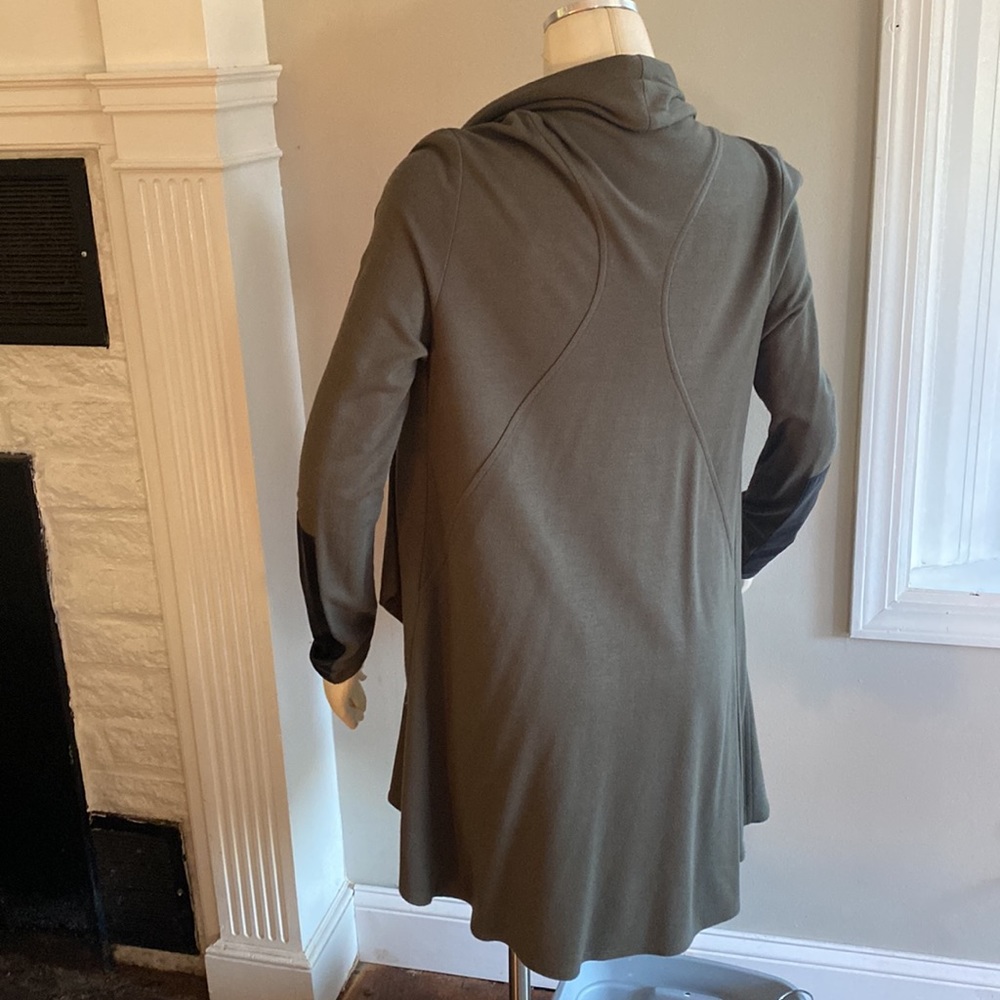 Drape Leather Patch Jacket - image 7